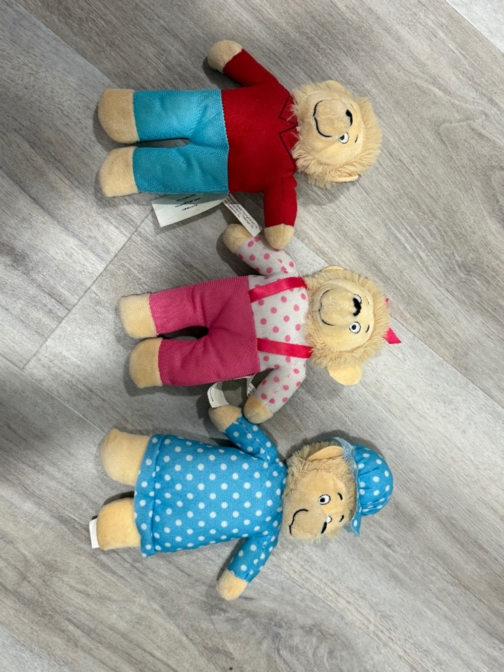 Berenstain Bears Plush Doll Set Mama Brother Sister 8–9” Stuffed Toys